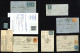 Let Lot De 16 Lettres Ou Documents Classiques Entre N°1854 Et 1871 + N°46Ad Bleu-outremer Obl., Dans L'ensemble TB - Collezioni (in Album)