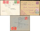 Let Lot De 7 Env. Affr. Gandon Avec Taxes Coloniaux Ou étrangers, TB - Collections (en Albums)