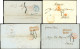 Let Lot De 10 Lettres En Provenance De L'Etranger Avec Taxes Au Tampon, Toutes Différentes, 1847-73, TB - Collections