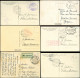 Let Allemagne, Empire, 7 CP Par Avion Et Une Env. Olympiafahrt, 1928-36, TB - Collections