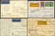 Let Pays-Bas, 14 CP Par Avion, Affranchissements Et Cachets Divers, 1928-31, TB - Airmail