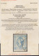 Regno 1863 15 Cent Litografico Doppia Stampa Sass. N  13e Cert Diena Zappala Fabris - Usati