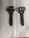 2 Clefs Anciennes Pour Bicyclettes. - Herramientas Antiguas