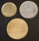 HONGRIE - HUNGARY - LOT DE 3 PIECES - 1 FORINT 2003 - KM 692 - 2 FORINT 2004 - KM 693 - 5 FORINT 2001 - KM 694 - Hungría