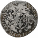 France, Henri II, Douzain Aux Croissants, 1555, Rennes, Billon, TB, Gadoury:357 - 1547-1559 Hendrik II