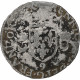 France, Henri II, Douzain Aux Croissants, 1555, Rennes, Billon, TB, Gadoury:357 - 1547-1559 Enrique II