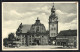 AK Ettlingen, Rathaus Mit Marktstand  - Ettlingen