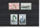 FRANCE 1955-1958 50 Timbres Diférents Entre Yvert 1008 Et 1165 Oblitéré Cote 46 Euros - Oblitérés