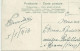 GRECE CARTE 5c SURCHARGE ROUGE POUR ROANNE ( LOIRE ) DE 1919 LETTRE COVER - Briefe U. Dokumente