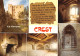 26  CREST  La Tour Intérieur Du Donjon Divers Vues   53  (scan Recto Verso)KEVREN0750 - Crest