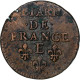 France, Louis XIV, Liard De France, 1656, Meung-sur-Loire, Cuivre, TTB+, C2G:84 - 1643-1715 Luis XIV El Rey Sol