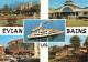 FRANCE - Evian Les Bains - Perle Du Léman - Bateau - Monuments - Multi-vues - Carte Postale - Evian-les-Bains