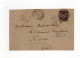 !!! CHINE FRANCAISE, LETTRE D'HAN-KEOU DE 1904 POUR NIMES - Cartas & Documentos