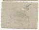 D063   ROUSBRUGGE       POSTSTEMPEL  OP SPOORWEGZEGEL N°1  Met Speldegaatje - Used