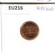 1 EURO CENT 2010 ITALIA ITALY Moneda #EU216.E.A - Italia