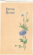 FETES - VOEUX - Nouvel An - Bonne Année - Fleur Violette - Carte Postale Ancienne - Neujahr