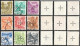 Schweiz Suisse 1937: OFFICIEL II N° 19y-27y Kreuz-Perforation + En Croix Mit Stempel Obliterée Used (Zu CHF 217.00) - Officials