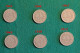 FRANCIA 5 Francs Anni Siversi 6 Monete - 5 Francs