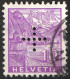 Schweiz Suisse 1937: OFFICIEL II N° 3 Kreuz-Perforation + En Croix Mit Stempel BERN 2 Obliterée  (Zu CHF 10.00) - Service