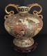 Delcampe - Grand Vase Avec Anses En Faïence Satsuma (29x28 Cm), Japon, Fin ère Meiji - Art Asiatique