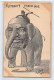 Ethiopia - Elephant Of Abyssinia - Caricature Of Emperor Menelik By Rostro In 1903 - Publ. Unknown  - Etiopía