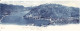 1906 Doppelkarte "Lago Di Como" Nach Richtersweil Mit Schweizer Nachportomarken.10 Rp Druckabart Bei "0" - Impuesto