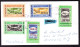 1956 Eingeschriebener R-Brief Aus Hodaida Nach New York. Mit 5 Verschiedenen Flugpost Marken Frankiert. - Yemen