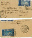 DAHOMEY ENV MIGNONNETTE 98MM X 55MM TRES PETITE ET TRES PLAISANTE 1937 COTONOU LETTRE AVION=> PARIS - Covers & Documents