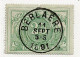 D083   BERLAERE   POSTSTEMPEL  OP SPOORWEGZEGEL N°10 - Gebraucht