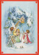 ANGE NOËL Vintage Carte Postale CPSM #PAG980.FR - Anges