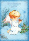 ENGEL WEIHNACHTSFERIEN Feiern & Feste Vintage Ansichtskarte Postkarte CPSM #PAH614.DE - Anges