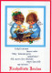 ENGEL WEIHNACHTSFERIEN Feiern & Feste Vintage Ansichtskarte Postkarte CPSM #PAH734.DE - Anges