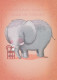 ELEFANTE Animale Vintage Cartolina CPSM #PBS767.IT - Elephants