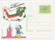 Postal Stationery Portugal 1986 Walt Disney - Donald Duck - Football - Disney