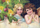 ANGELO Buon Anno Natale Vintage Cartolina CPSM #PAH044.IT - Anges