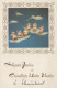 ANGELO Buon Anno Natale Vintage Cartolina CPSMPF #PAG859.IT - Anges