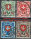 Schweiz Suisse 1924: Wappen Zu 163-166 Mi 194-197 Yv 208-211 Mit Stempel - Avec Oblitérations - Used (Zu CHF 30.00) - Oblitérés