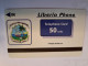 LIBERIA / 50 UNITS/ MAGSTRIPE /  CATS  / Fine Used Card       ** 16460** - Liberia