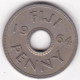 Fidji 1 Penny 1964 Elizabeth II , En Cupronickel, KM# 21 - Fiji