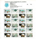 Denmark; Lions Club.  Local Christmas Seals Brønderslev 1986 & 1987 - 2 Large And 2 Small Sheet - MNH(**) Not Folded. - Rotary, Lions Club