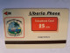 LIBERIA / 25 UNITS/ MAGSTRIPE /  MUSCHROOMS / PADDESTOELEN  / Fine Used Card       ** 16479** - Liberia