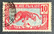 FRCG052U2 - Leopard - 10 C Used Stamp - Middle Congo - 1907 - Gebraucht