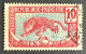 FRCG052U5 - Leopard - 10 C Used Stamp - Middle Congo - 1907 - Used Stamps