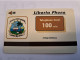 LIBERIA / 100 UNITS/ MAGSTRIPE /  COMIC/ STRIP    / Fine Used Card       ** 16488** - Liberia