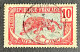 FRCG052UD - Leopard - 10 C Used Stamp - Middle Congo - 1907 - Usados