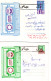 EGYPT - Four Cassette Enveloppes EC15 - Cartas & Documentos