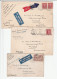 3 X 1930s  Ship RMS  QUEEN MARY  Covers CANADA To GB Stamps Ship  Cover Royalty - Covers & Documents