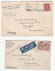 3 X 1930s  Ship RMS  QUEEN MARY  Covers CANADA To GB Stamps Ship  Cover Royalty - Covers & Documents