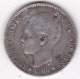 Espagne , 1 Peseta 1900 SM.V . Alfonso XII , En Argent, KM# 706 - First Minting