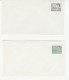 TRAIN  6c & 7c POSTAL STATIONERY Covers CANADA  Stamps Cover Railway - 1953-.... Regering Van Elizabeth II